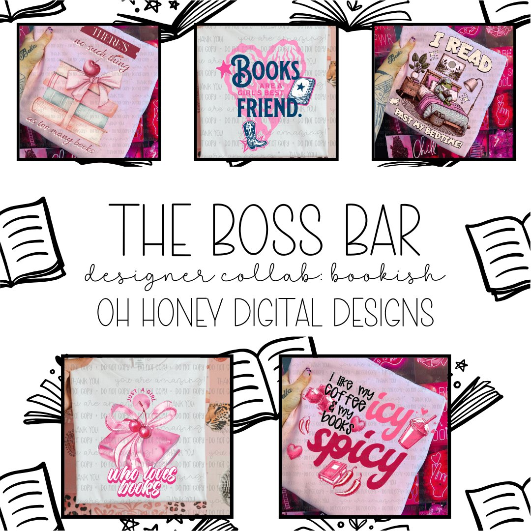 The Boss Bar Bookish Collab February