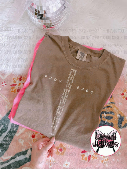 Proverbs 3:5-6 - 2 PNGS - BLACK & WHITE INCLUDED -  PNG April 2025