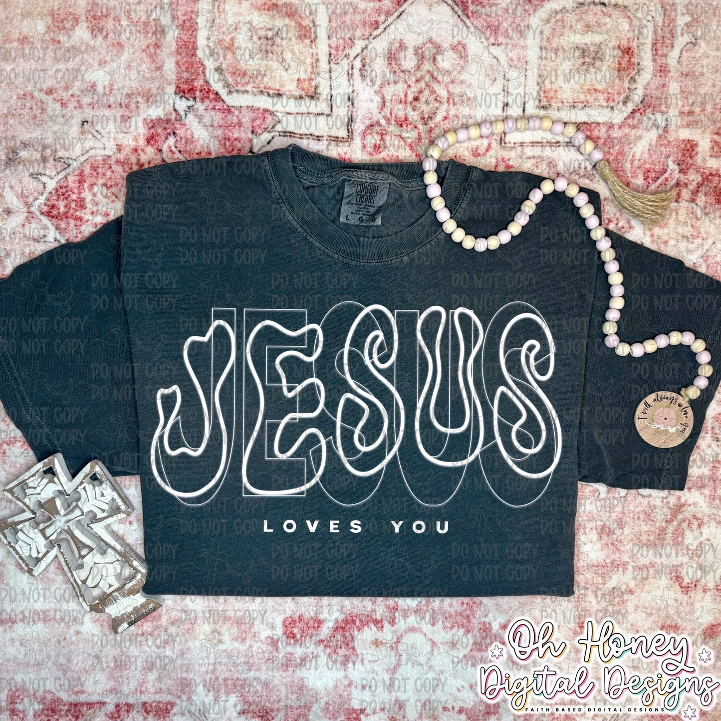 Jesus Loves You - White - PNG - JUNE 2025