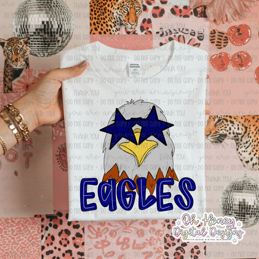Navy Blue Eagles - Mascot - PNG JUNE 2025