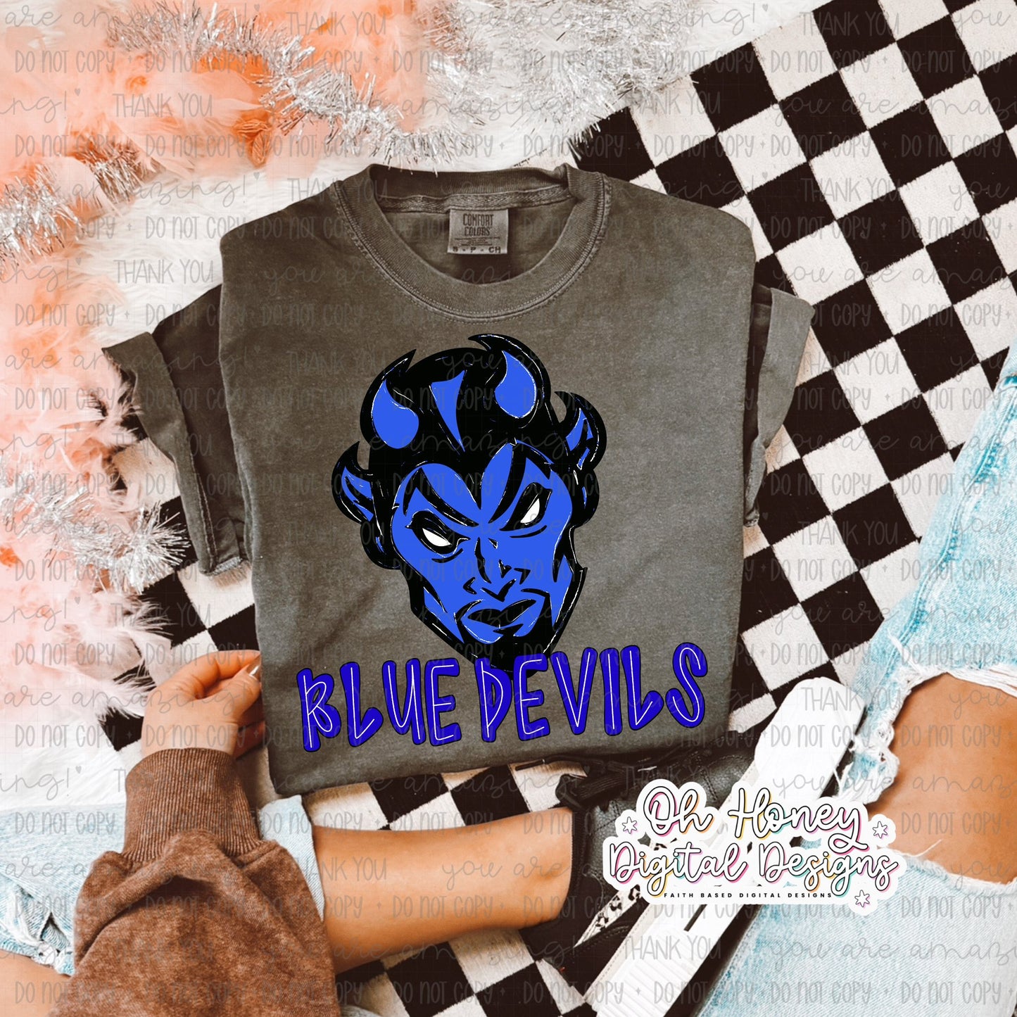 Blue Devils - Mascot - PNG JUNE 2025