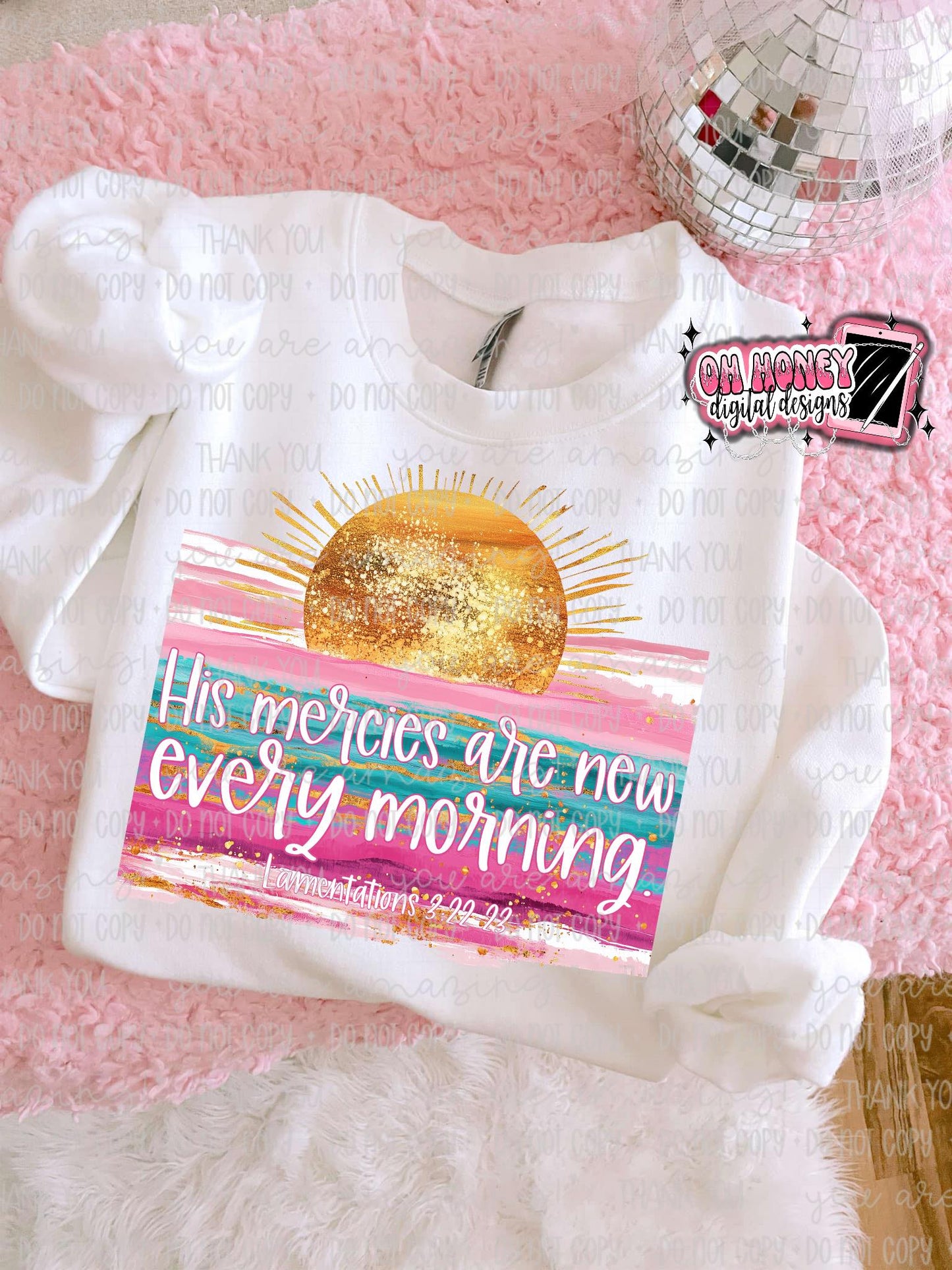 His Mercies Are New Every Morning - PNG - JULY 2025