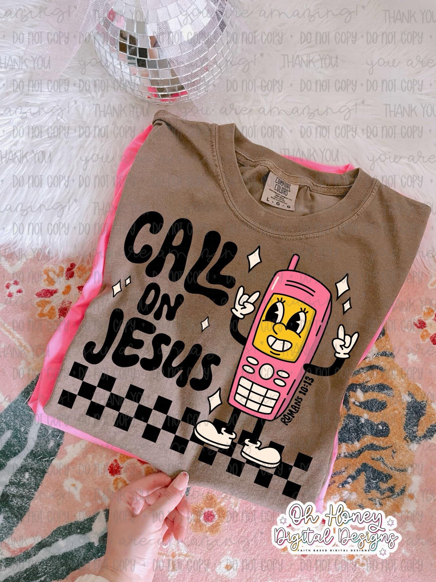 Call on Jesus Pink - PNG - SEPTEMBER 2025