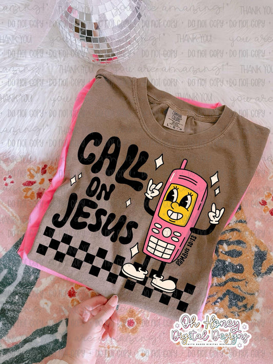 Call on Jesus Pink - PNG - SEPTEMBER 2025