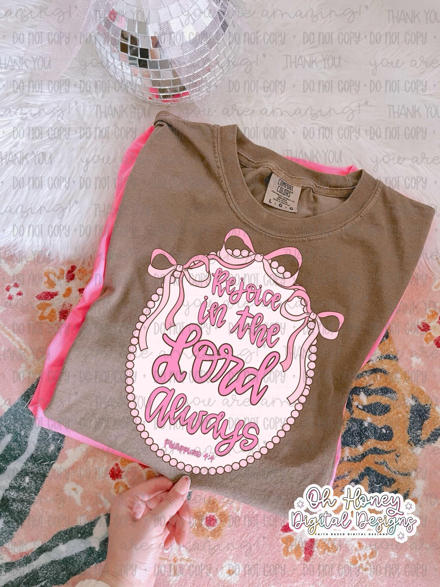 Rejoice in the Lord Always - PNG - OCTOBER 2025