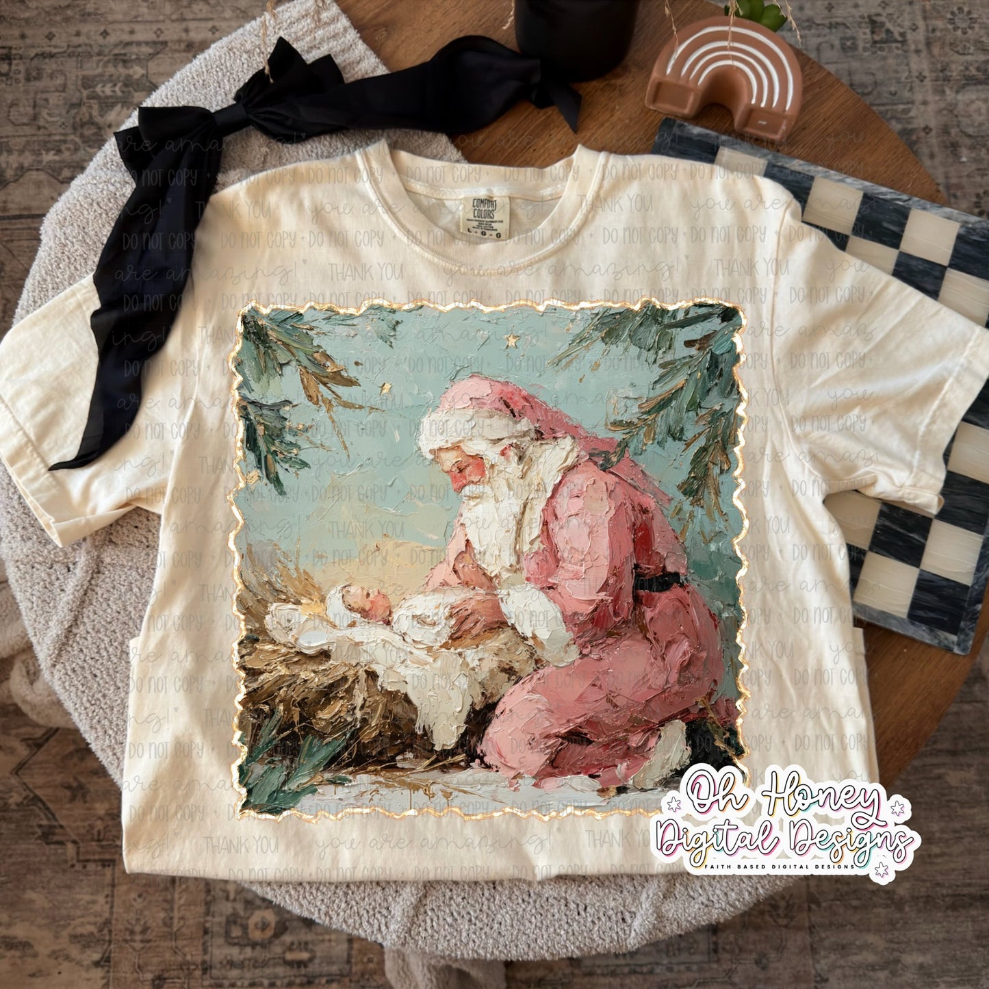 Baby Jesus & Santa - PNG - NOVEMBER 2025