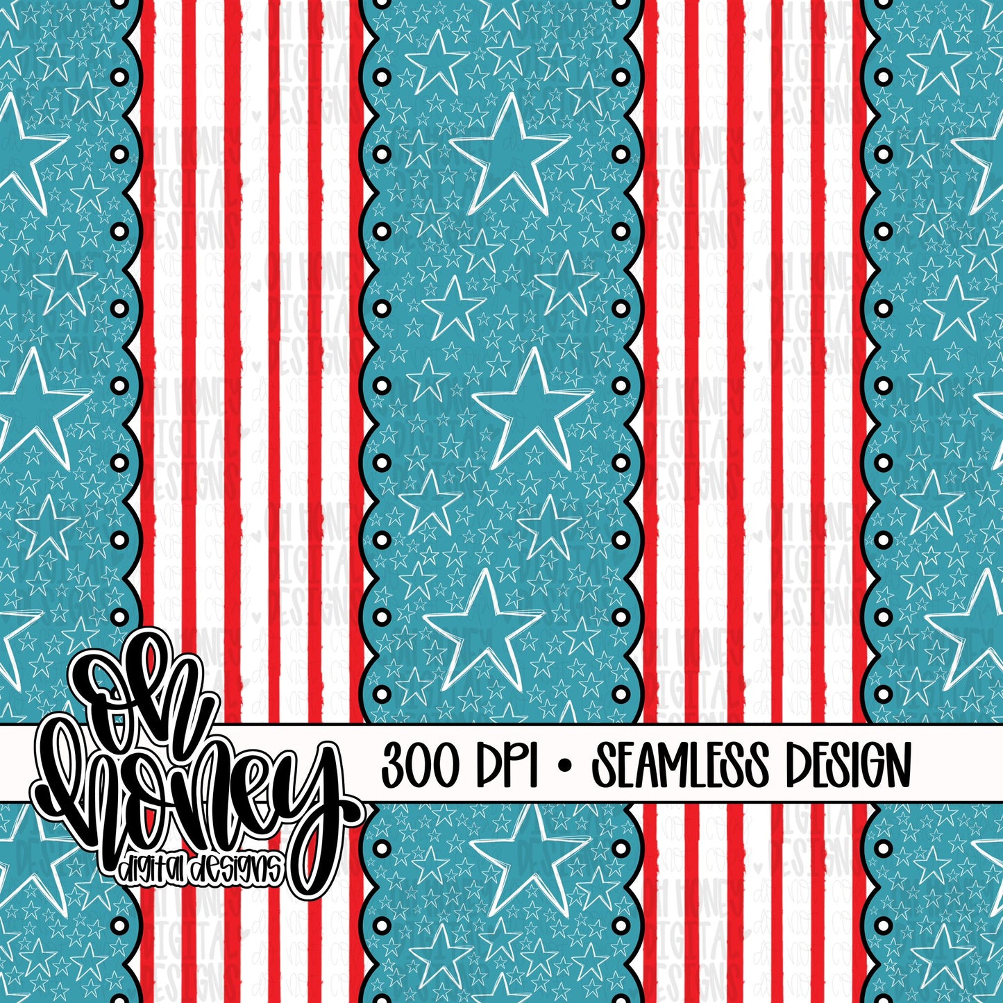 Stars & Stripes - SEAMLESS