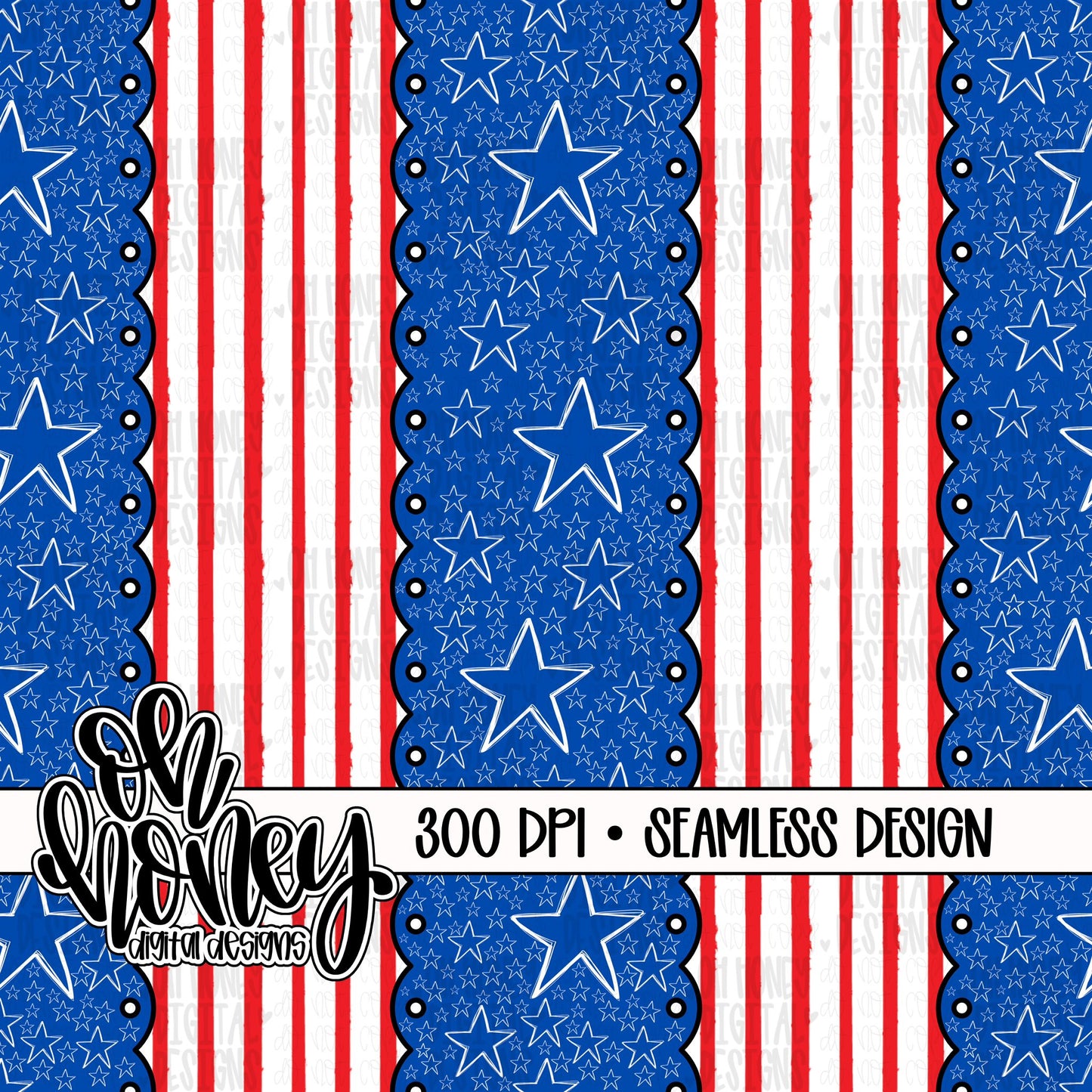 Stars & Stripes - SEAMLESS