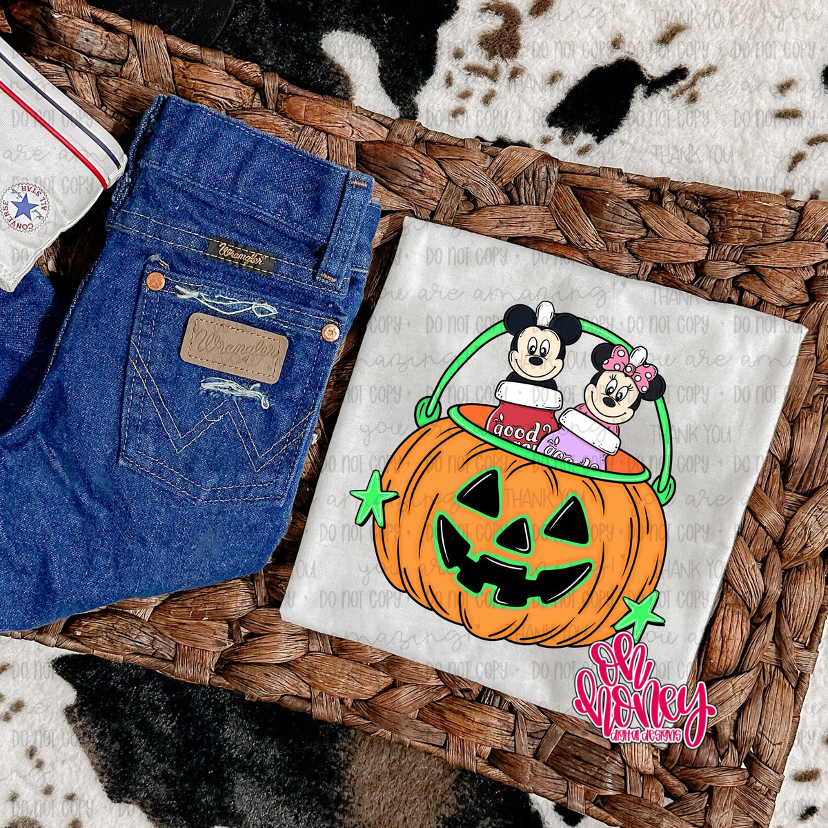Mice Green Pumpkin Bucket
