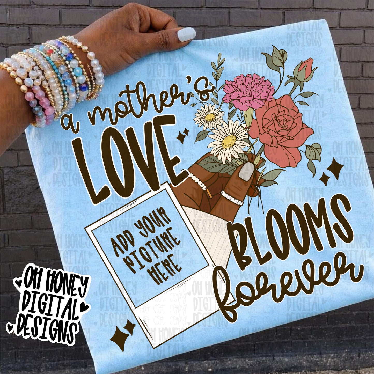 DIY - A Mother’s Love Blooms Forever 4 - Add Your Own Picture