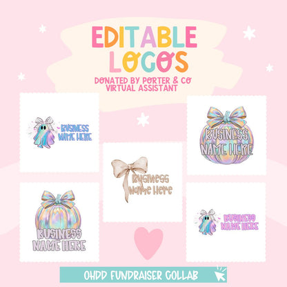 OHDD Fundraiser - 120+ files, alphas, mockups, editable logos & content planner