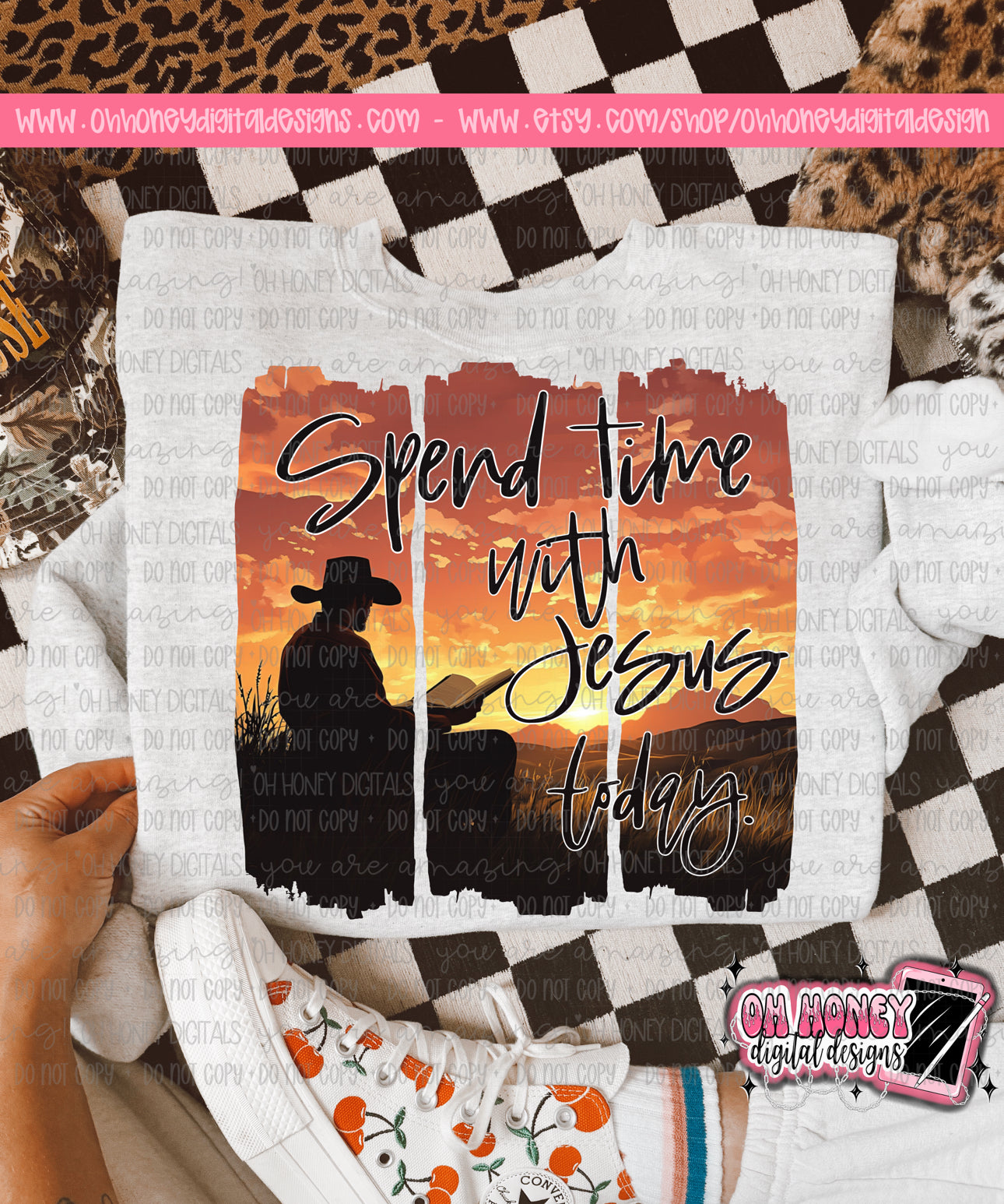 Spend Time With Jesus Today  - PNG March 2025