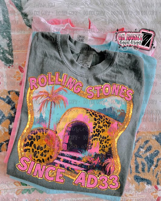 Rolling Stones Since AD33 - PNG April 2025