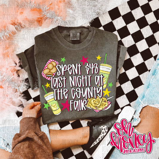 Spent $48 At The County Fair - PNG - MAY 2026