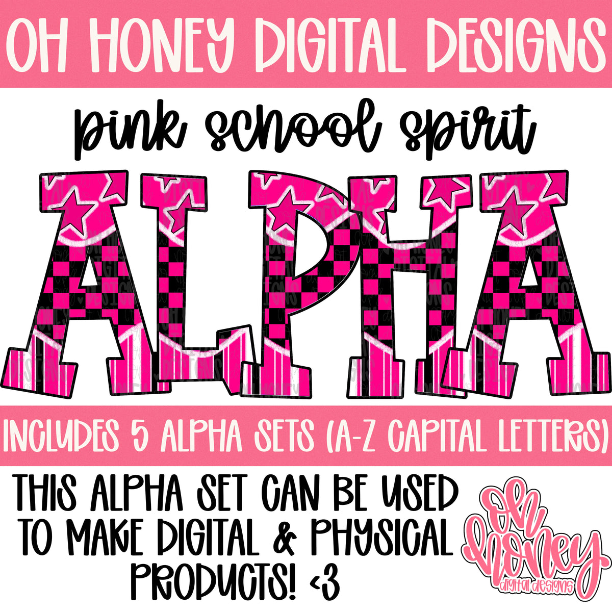 Pink School Spirit Alpha