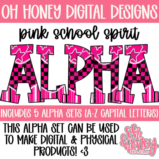 Pink School Spirit Alpha