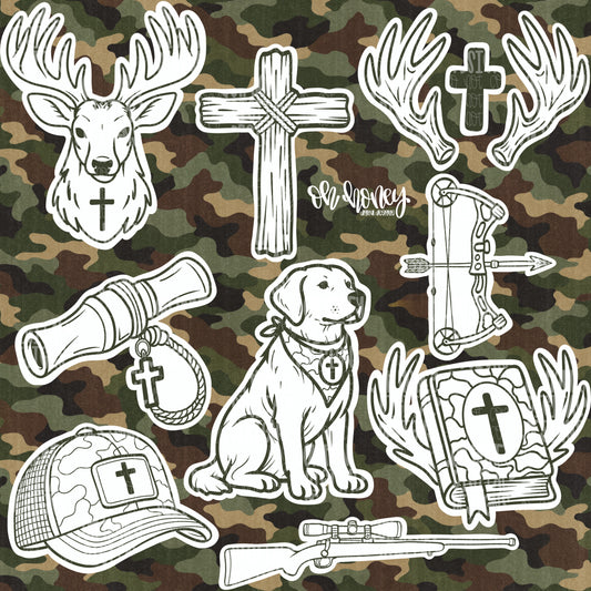 Hunting + Faith Outlines
