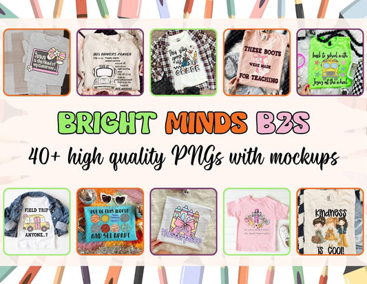 Bright Minds Collab - 6 Designers - 40+ designs