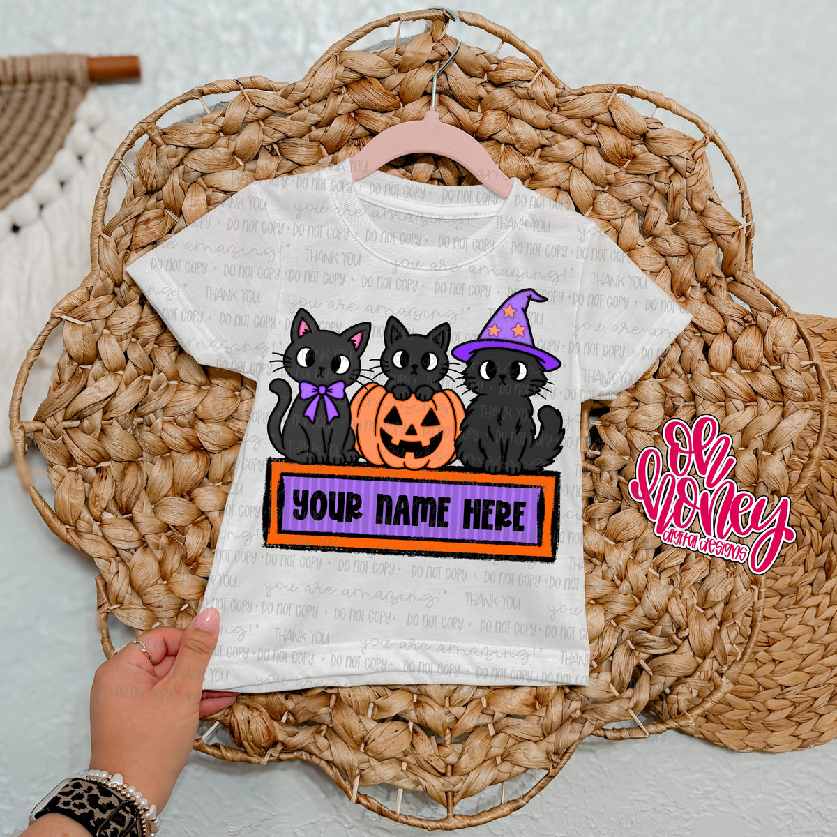 Halloween Name Plate