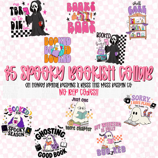 Spooky Bookish • NO CODES • Collab • OHDD x BTMDD