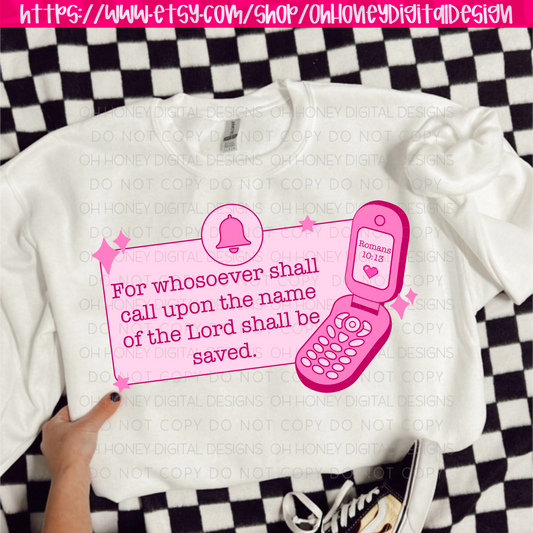 Call Upon The Lord Romans 10:13 PNG JANUARY 2025