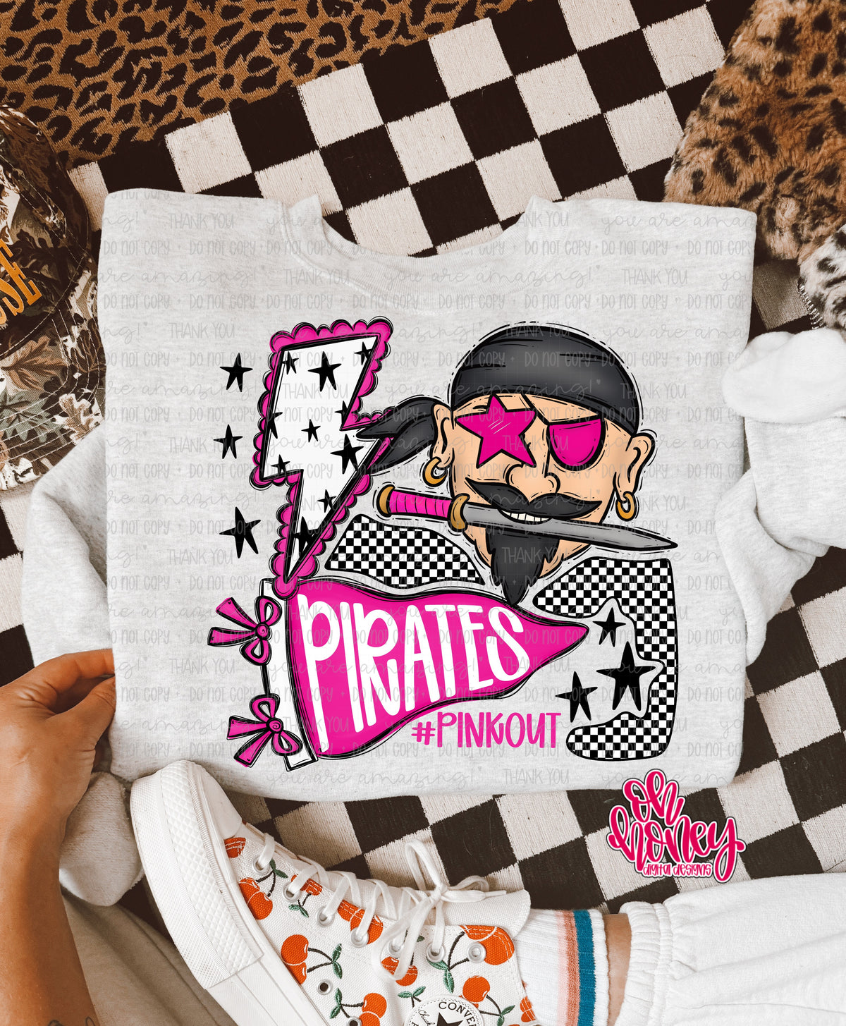 Pirates - Pinkout Mascot