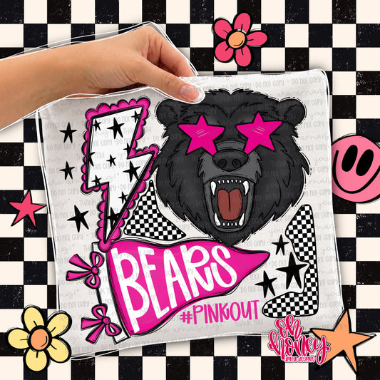 Bears - Pinkout Mascot