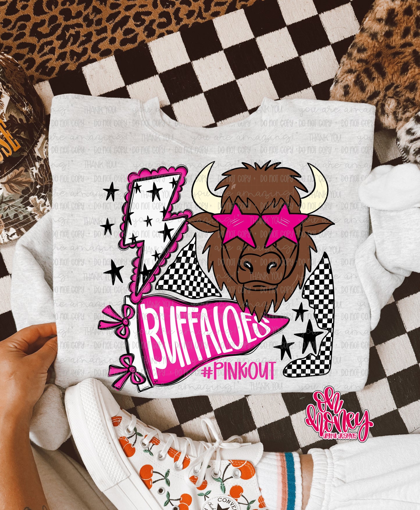 Buffaloes - Pinkout Mascot