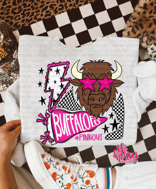Buffaloes - Pinkout Mascot