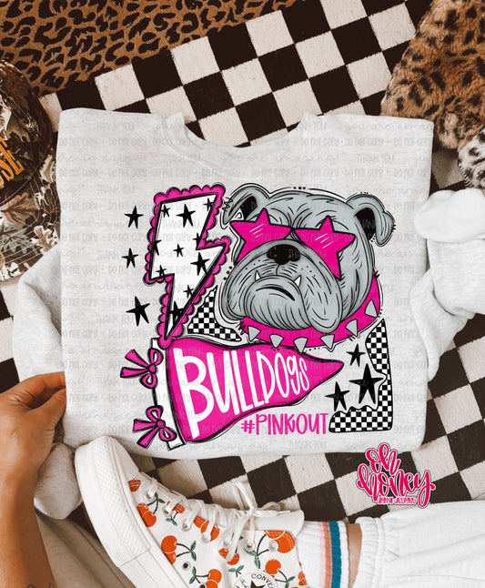 Bulldogs - Pinkout Mascot
