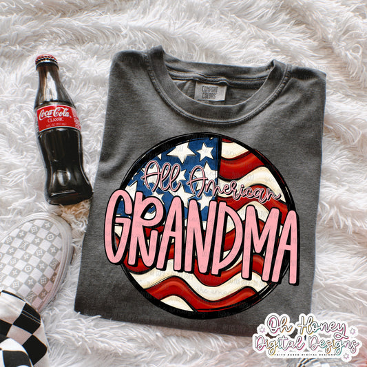 All American Grandma - Flag - PNG - APRIL 2026