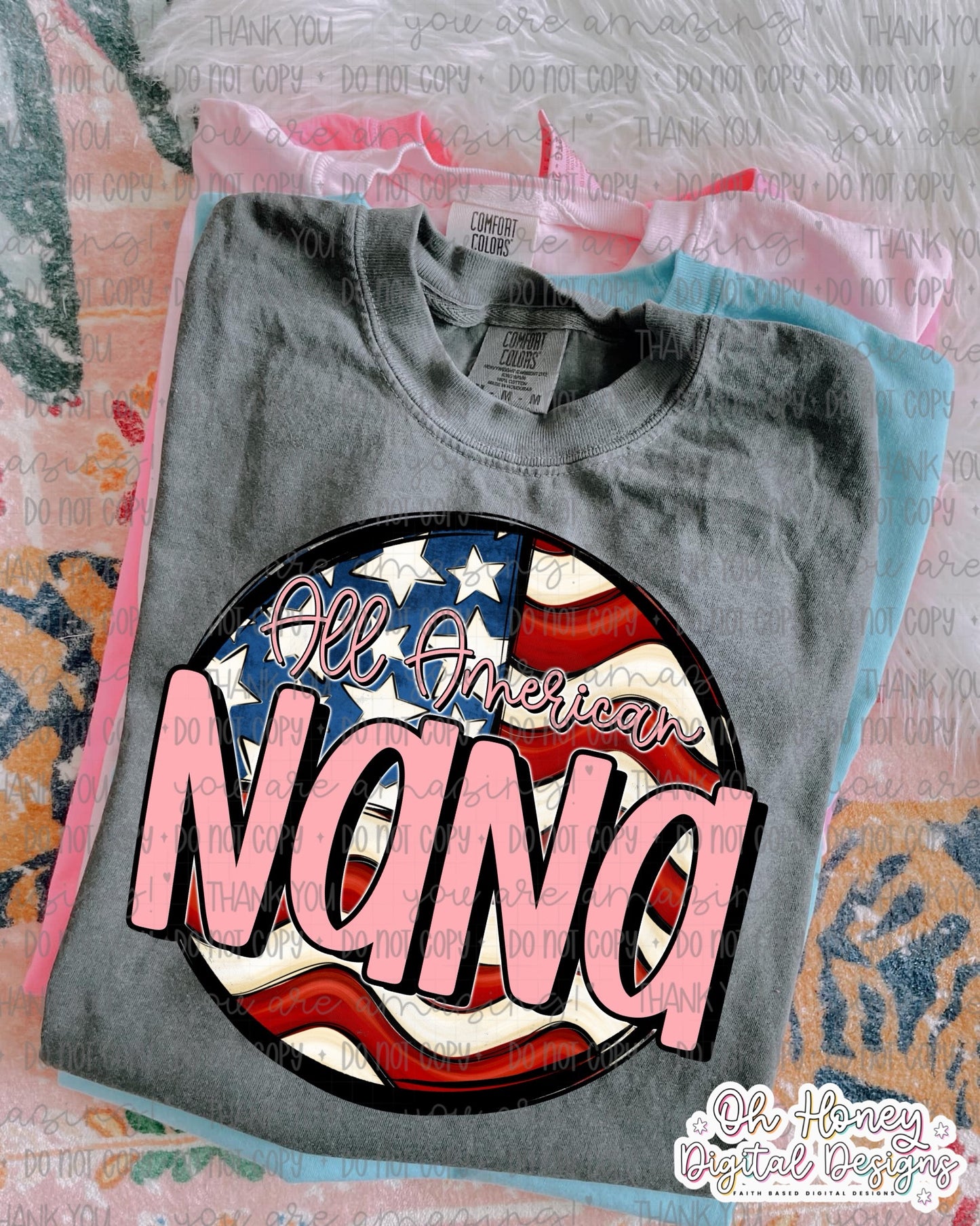 All American Nana - Flag - PNG - APRIL 2026