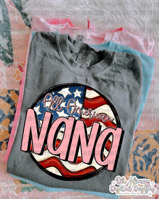 All American Nana - Flag - PNG - APRIL 2026