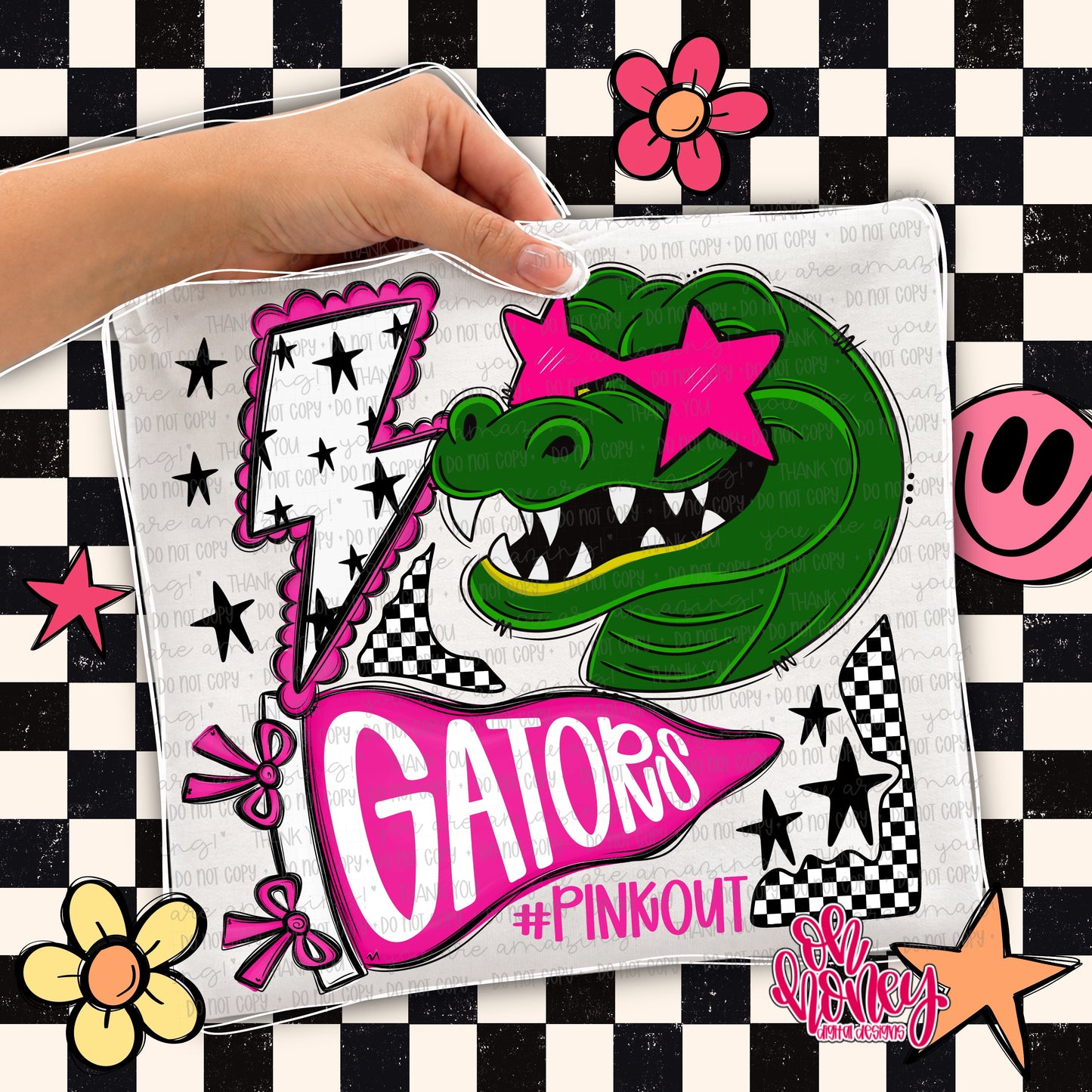 Gators - Pinkout Mascot