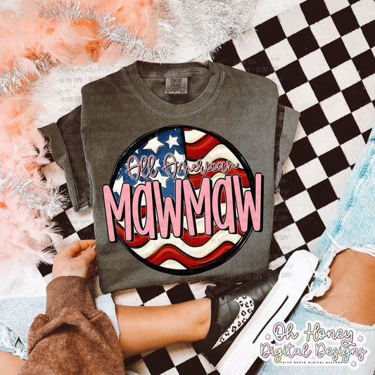 All American MawMaw - Flag
