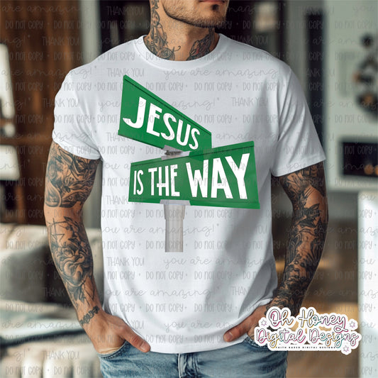 Jesus is the Way Green - PNG - SEPTEMBER 2025