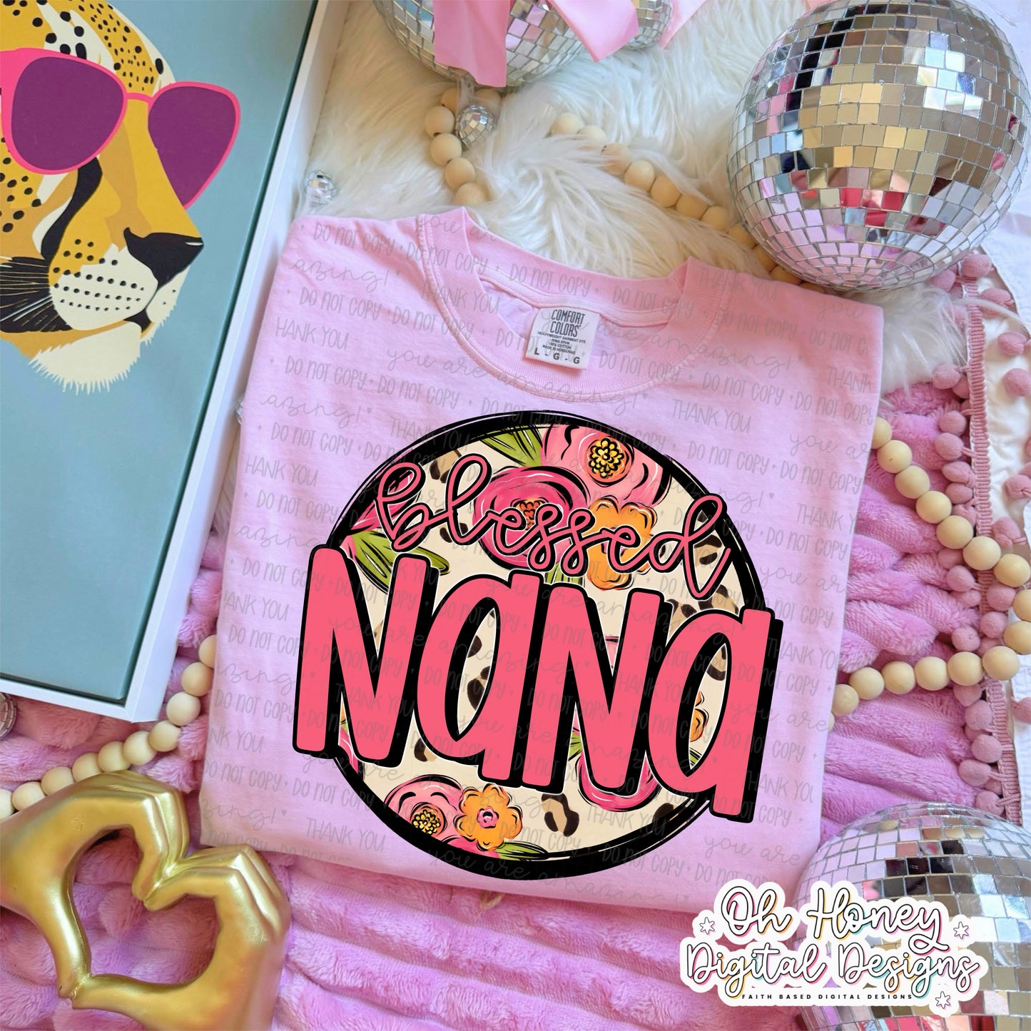 Nana Floral Leopard -  PNG - FEBRUARY 2026