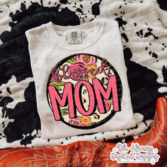 Mom Floral Leopard -  PNG - FEBRUARY 2026