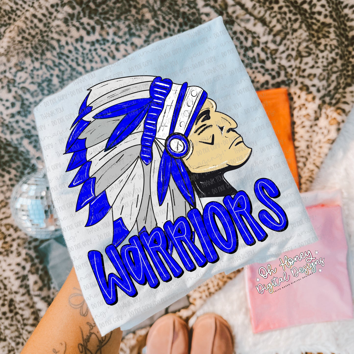 Blue Warriors - Mascot