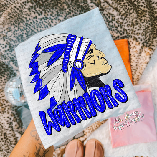 Blue Warriors - Mascot