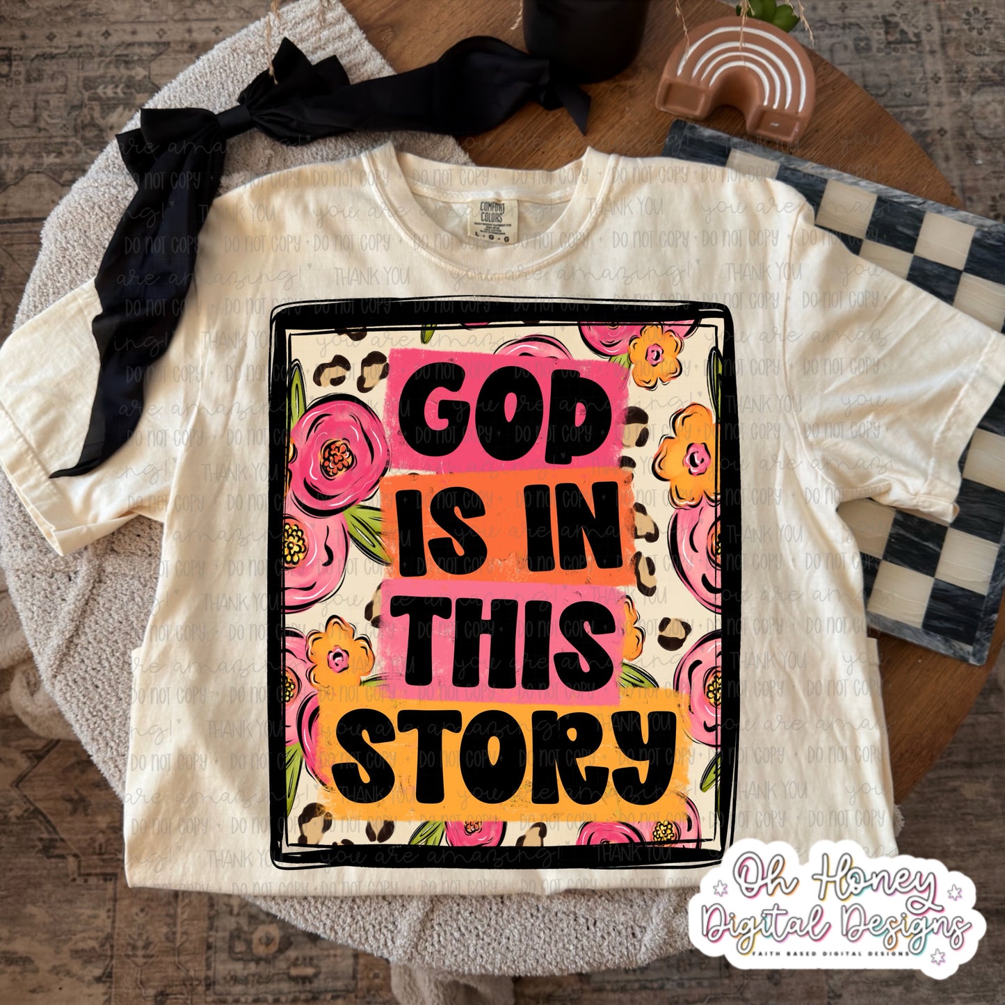 God is in This Story - BLACK FONT
