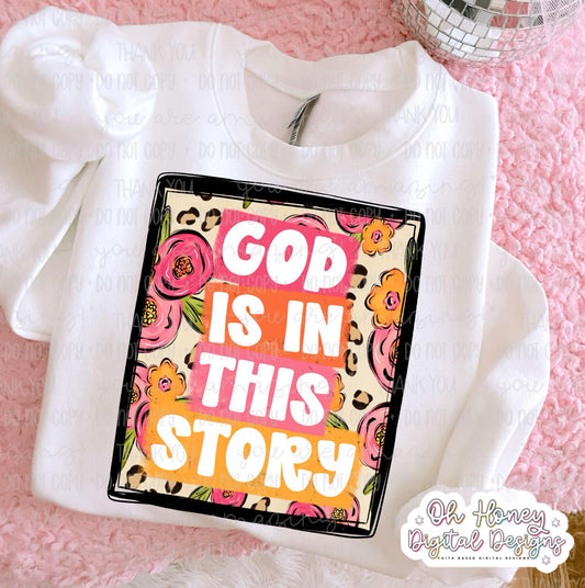God is in This Story - WHITE FONT