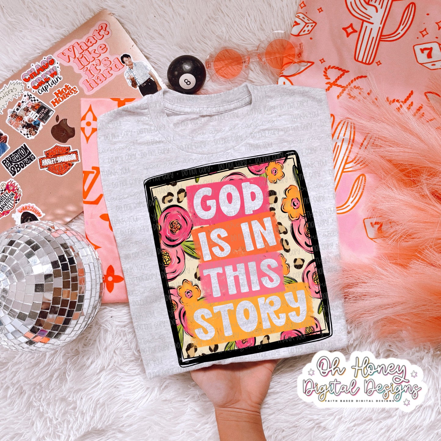 God is in This Story - TRANSPARENT FONT