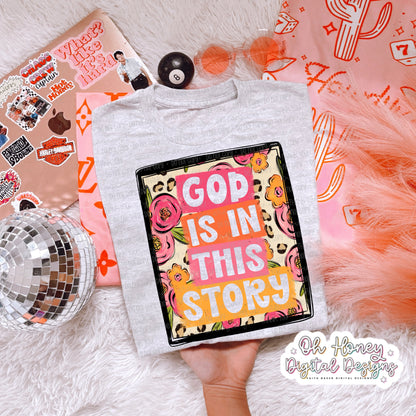 God is in This Story - TRANSPARENT FONT