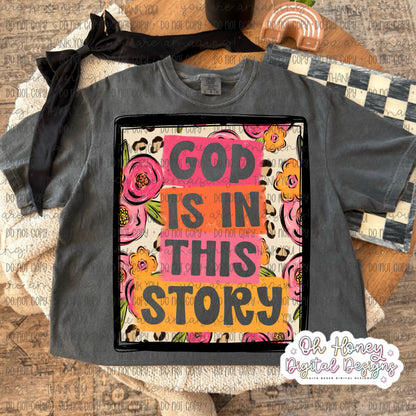 God is in This Story - TRANSPARENT FONT