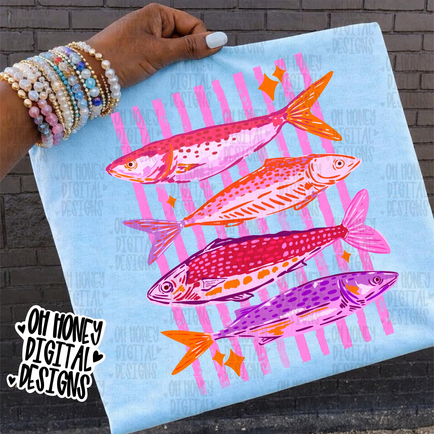 Pink Trendy Fish