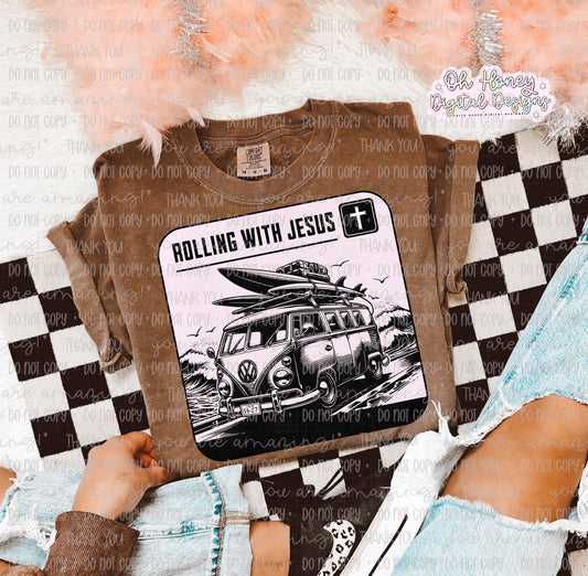 Rolling with Jesus - PNG - APRIL 2025