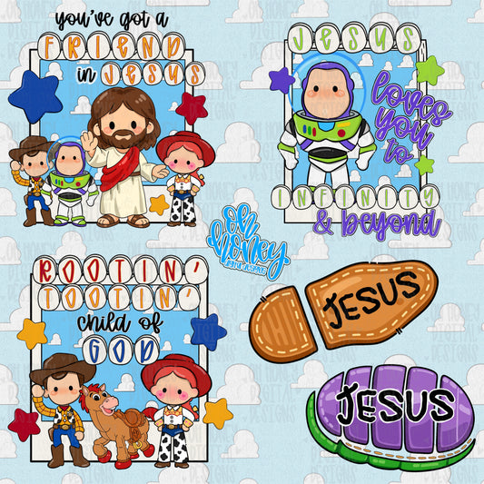 You've Got a Friend in Jesus Bundle - 5 PNGs