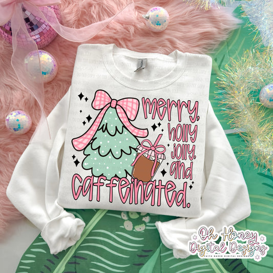 Merry, Holly Jolly, and Caffeinated - PNG - OCTOBER 2025