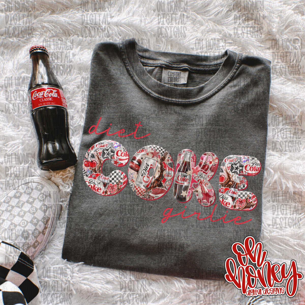 Diet Cola Girlie - 3 versions